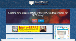 Desktop Screenshot of diapermates.com